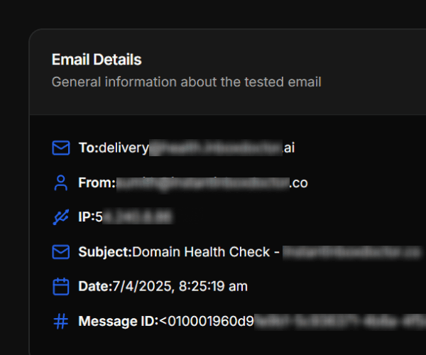 Email Details