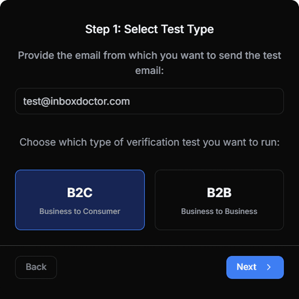 Enter Your Email and Choose Your Audience