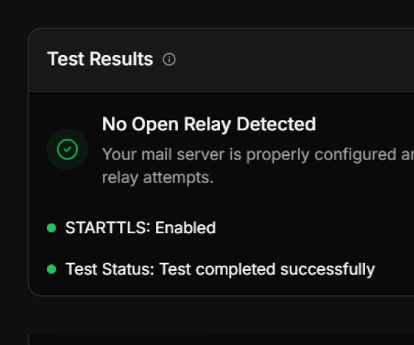 Open Relay Checks